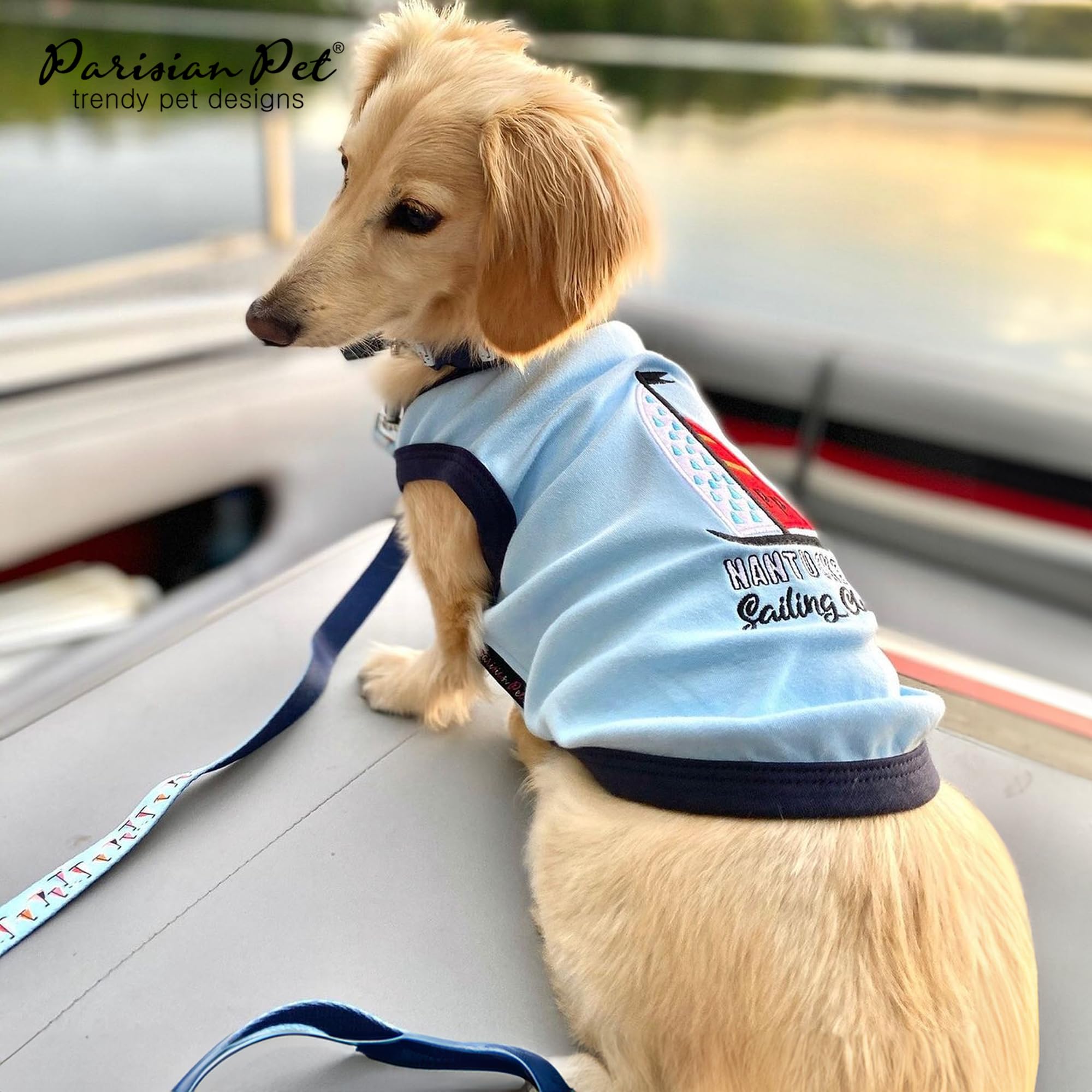 Parisian Pet Dog T-Shirt | Embroidered 