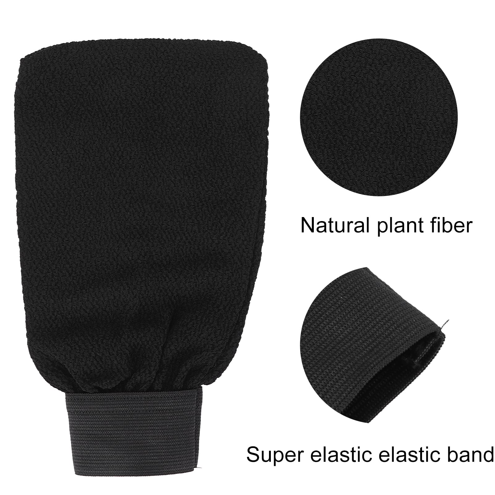 TEUOPIOE Asian Exfoliating Washcloth & Bath Gloves - Deep Cleaning Body Scrub Mitt for Smooth Skin | Shower, Spa & Korean Skincare Routine