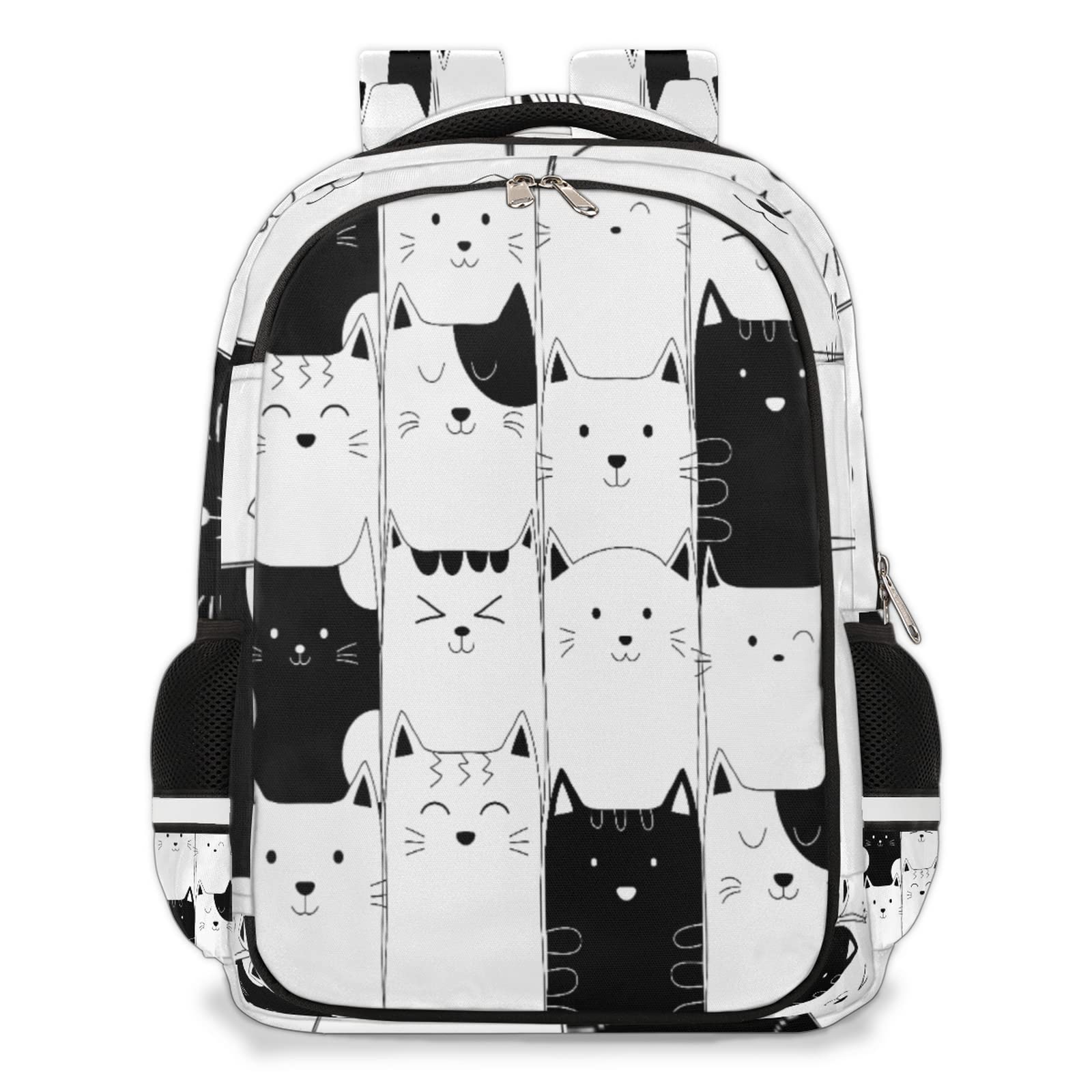 Funny Cat Pattern Backpack - Waterproof Laptop Bag for School, Travel & Sports | Casual Daypack & College Bookbag for Teens, Men & Women | Perfect for Commuting, Campus Life & Outdoor Adventures