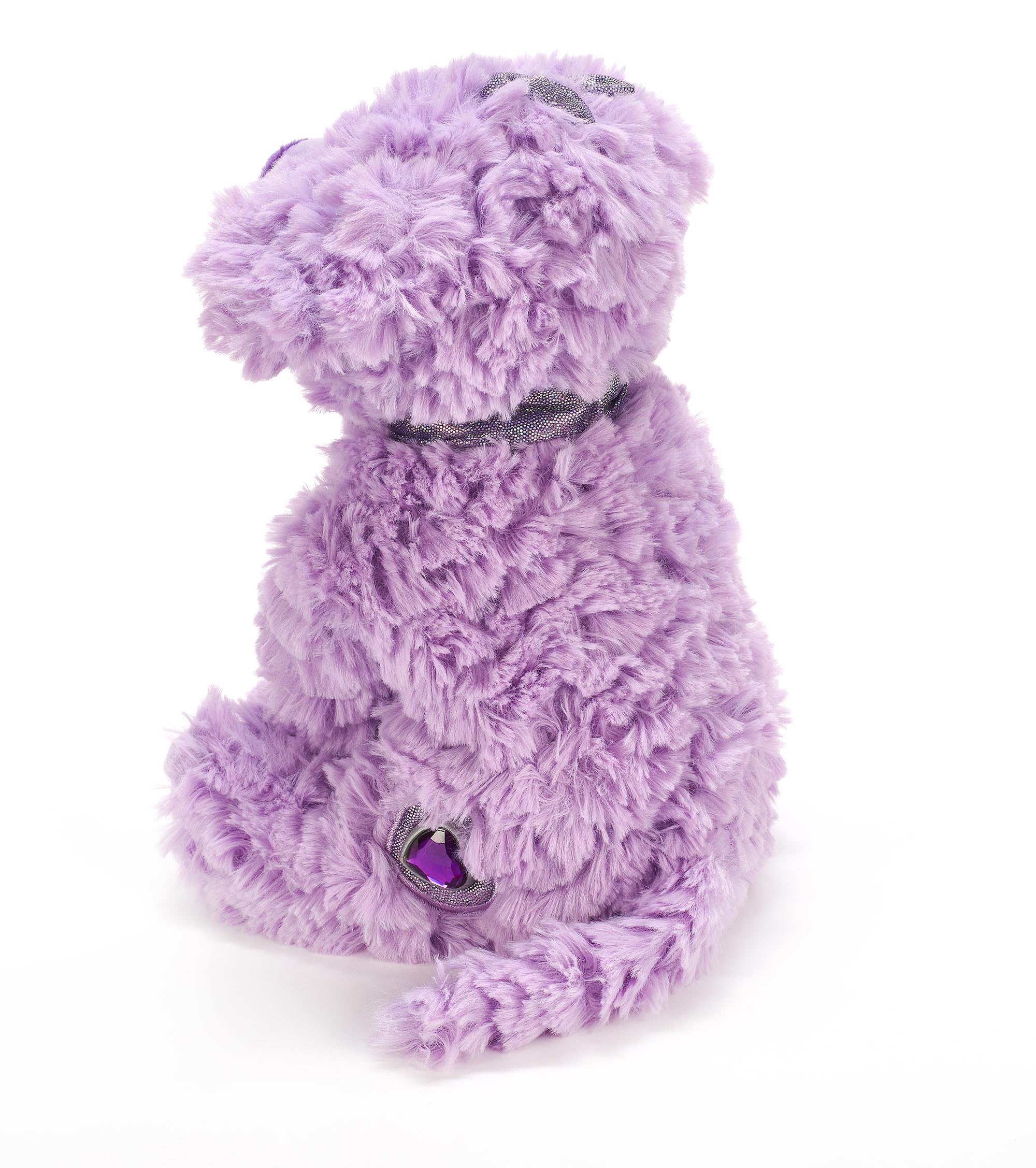 Soft & Cuddly Scruffy Dog Plush Toy - 9 Inch Purple Stuffed Animal, Perfect Gift for Girls & Kids | Great for Birthday Presents, Nursery Decor & Comfort Companions