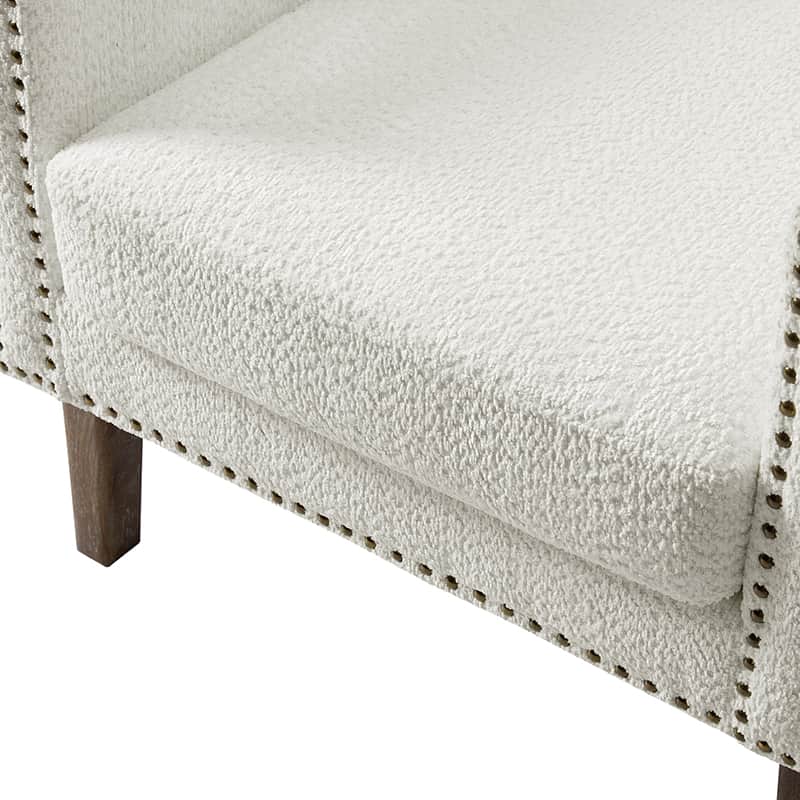 Solid Wood Frame Armchair - Modern & Durable Wooden Chair for Living Room, Dining Room, Office - Comfortable & Stylish Home Furniture