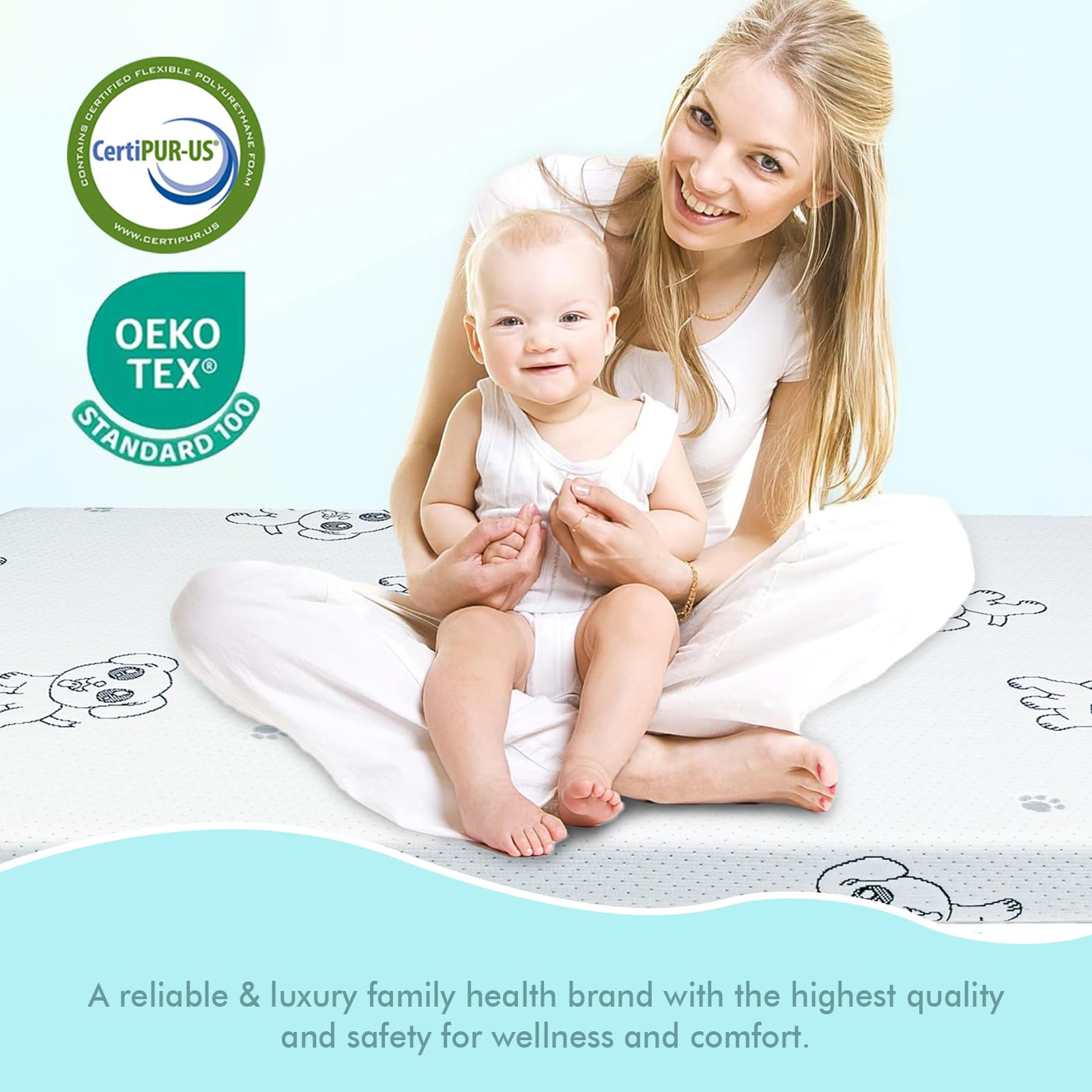 Dual-Sided Memory Foam Pack and Play Mattress 38