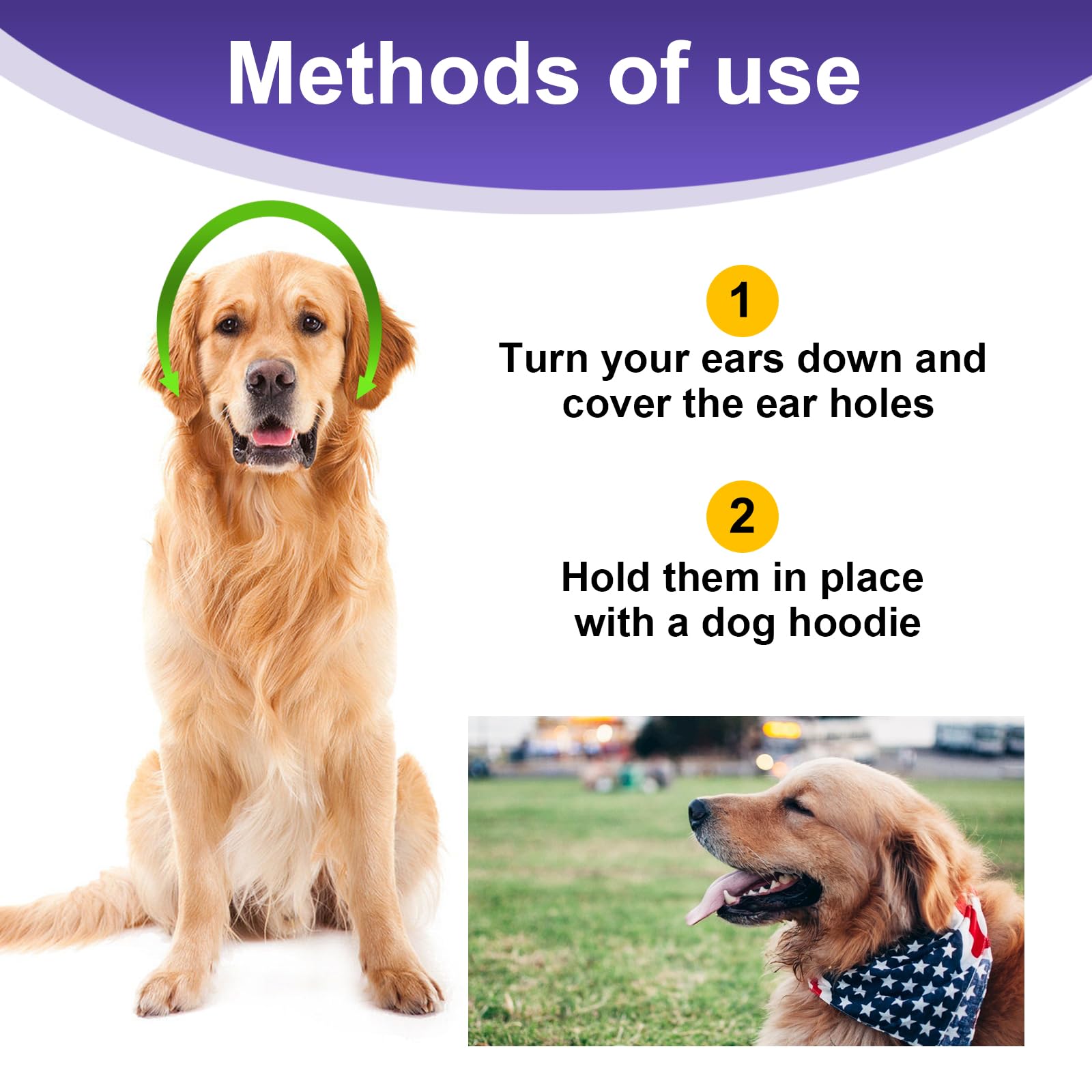 Noise Protection Dog Hood & Ear Muffs for Small Dogs and Cats - Warm Bathing Snood with Neck Cover - Calming Pet Anxiety Relief (Medium, Blue) - Perfect for Grooming, Travel & Cold Weather Protection
