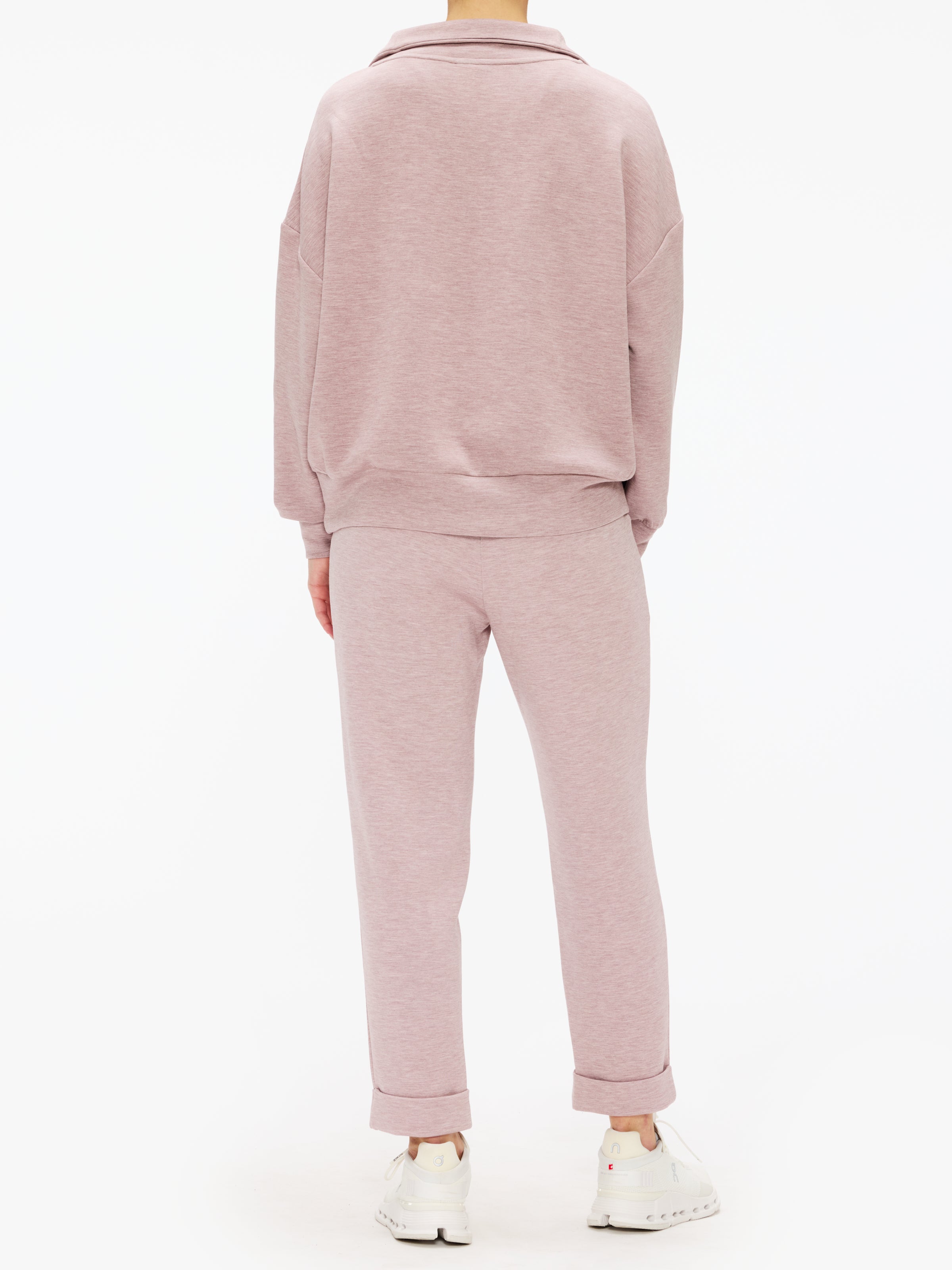 Varley Hawley Half Zip Sweatshirt for Women - Soft Fleece Pullover with Kangaroo Pocket - Perfect for Workouts, Running & Casual Wear