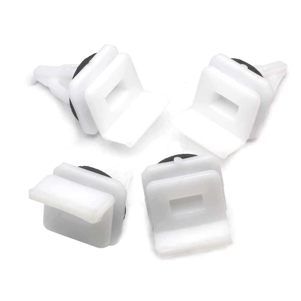 20 Pcs Rocker Panel Moulding Clips with Sealer for Honda Accord Civic CR-V - Replacement for 91513-SM4-000 - Durable Auto Body Fasteners for Secure Panel Installation