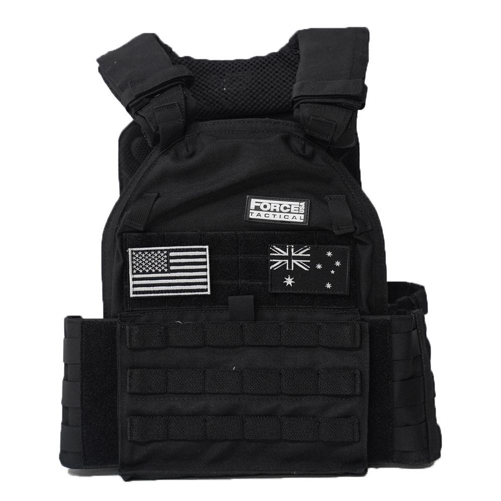 Force USA Tactical Training Vest - Adjustable Weighted Vest for CrossFit, Strength Training & Military Workouts - Perfect for Gym, Outdoor Fitness & Tactical Exercises