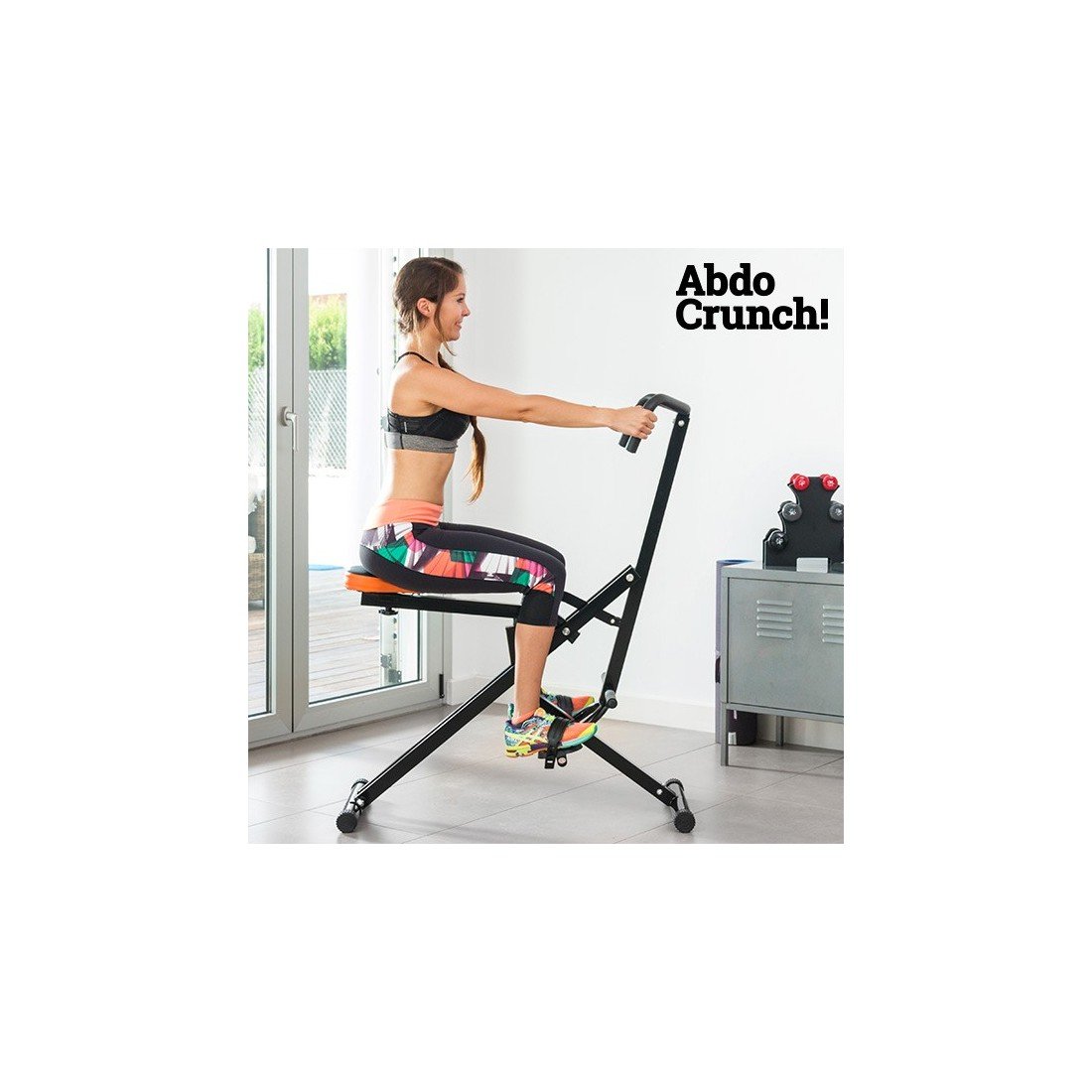 Abdo Crunch Total Ab Toner Bench - Home Gym Equipment for Core & Abdominal Workouts - Perfect for Home Fitness & Strength Training