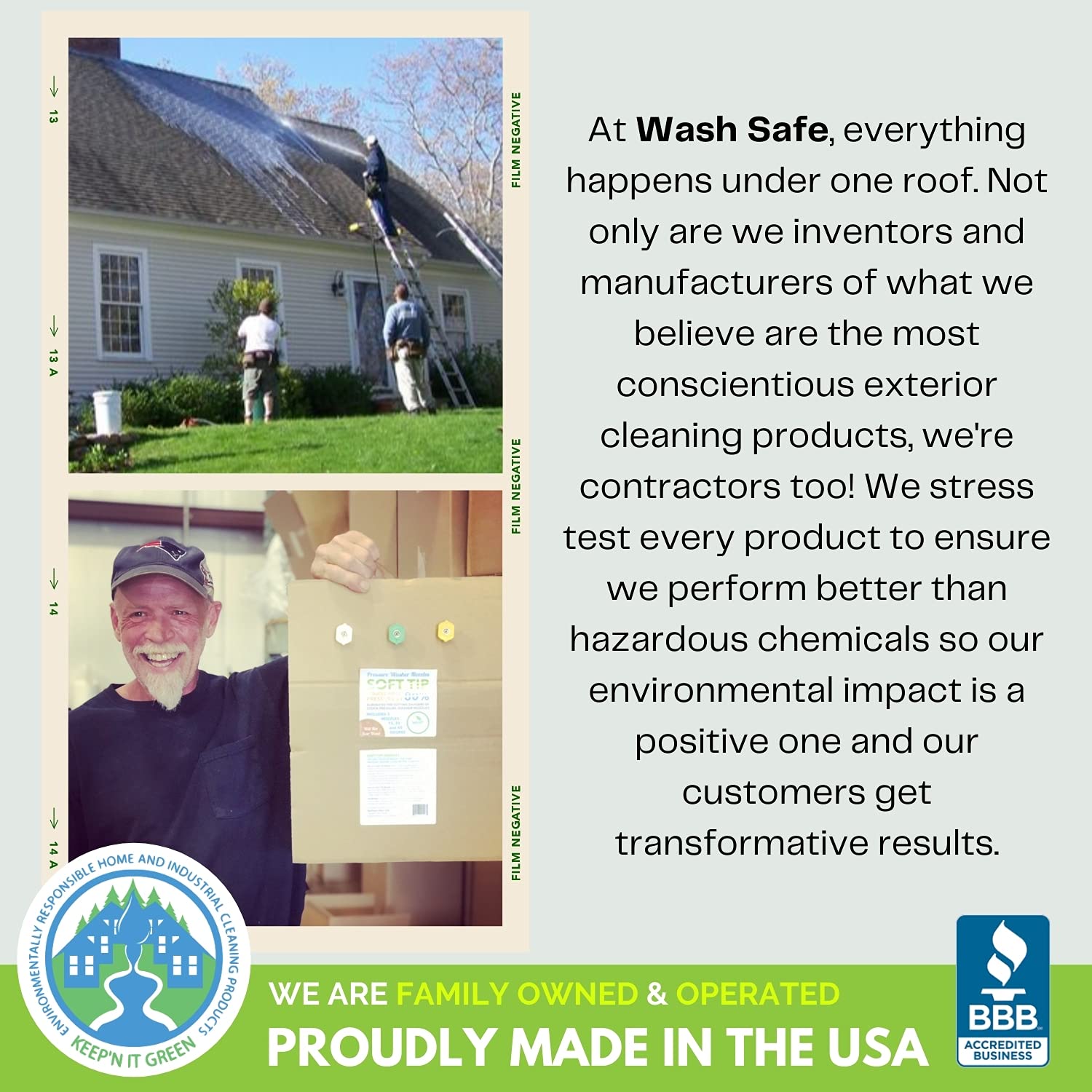 Premium Eco-Safe Organic Roof Cleaner - ROOF WASH (3 lb) | Safe for All Roof Types | Perfect for Home, RV & Boat Roof Cleaning