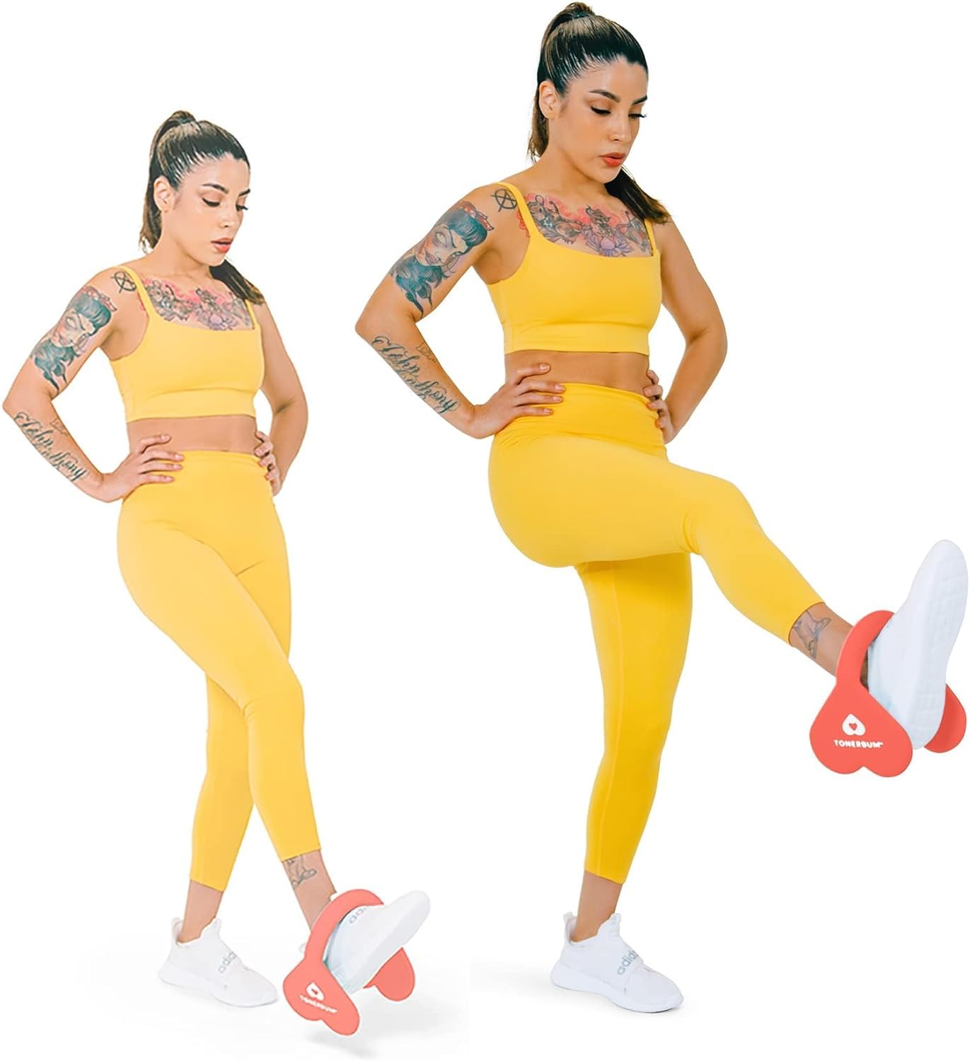 Booty Builder & Booty Trainer for Women & Men - Neoprene Weighted Glute Workout Equipment for Butt Lifting & Toning - Non-Slip Grip for Home Gym, Fitness & Leg Day Exercises