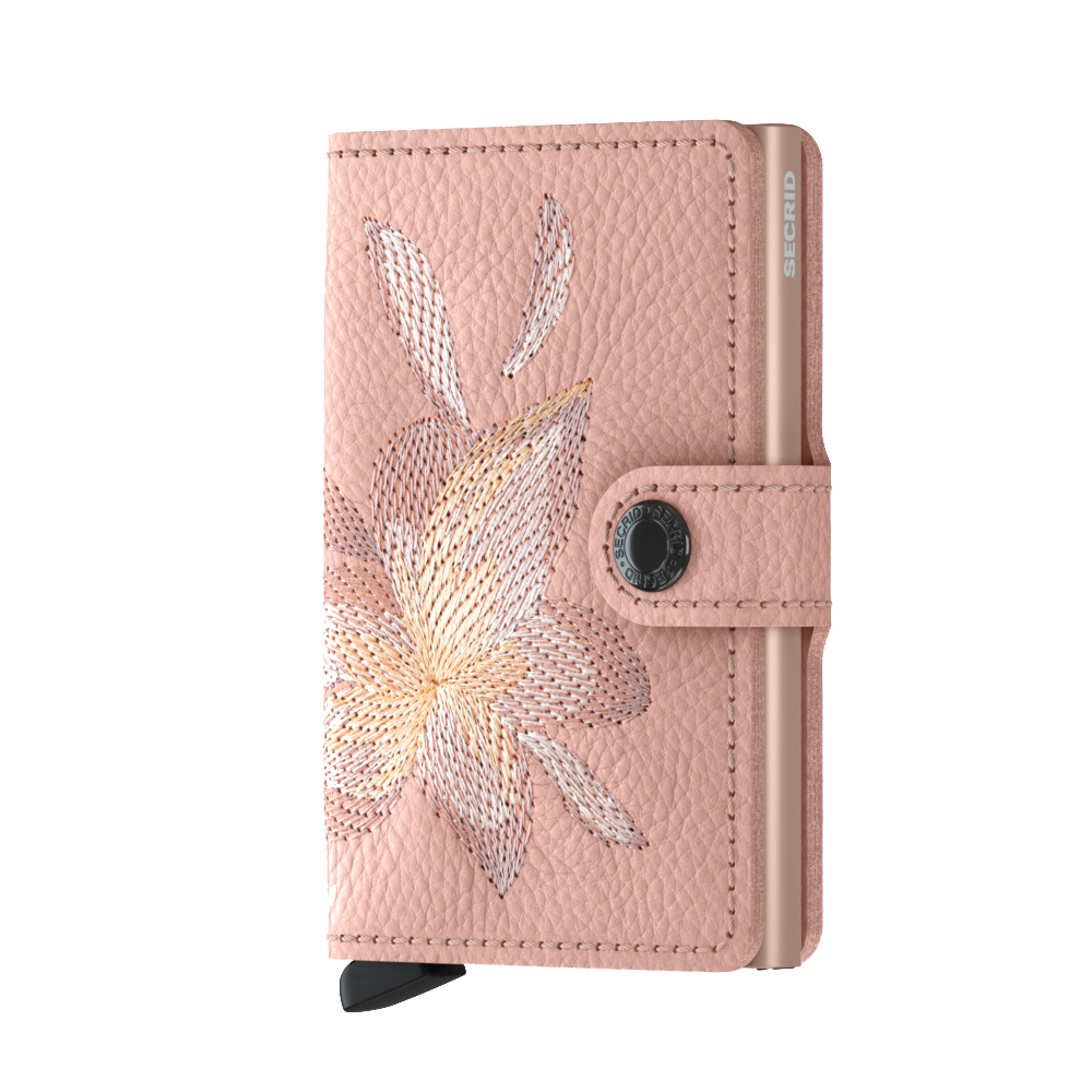 SECRID RFID Mini Wallet with Stitch Design - Slim & Secure Card Holder for Travel, Business & Everyday Use
