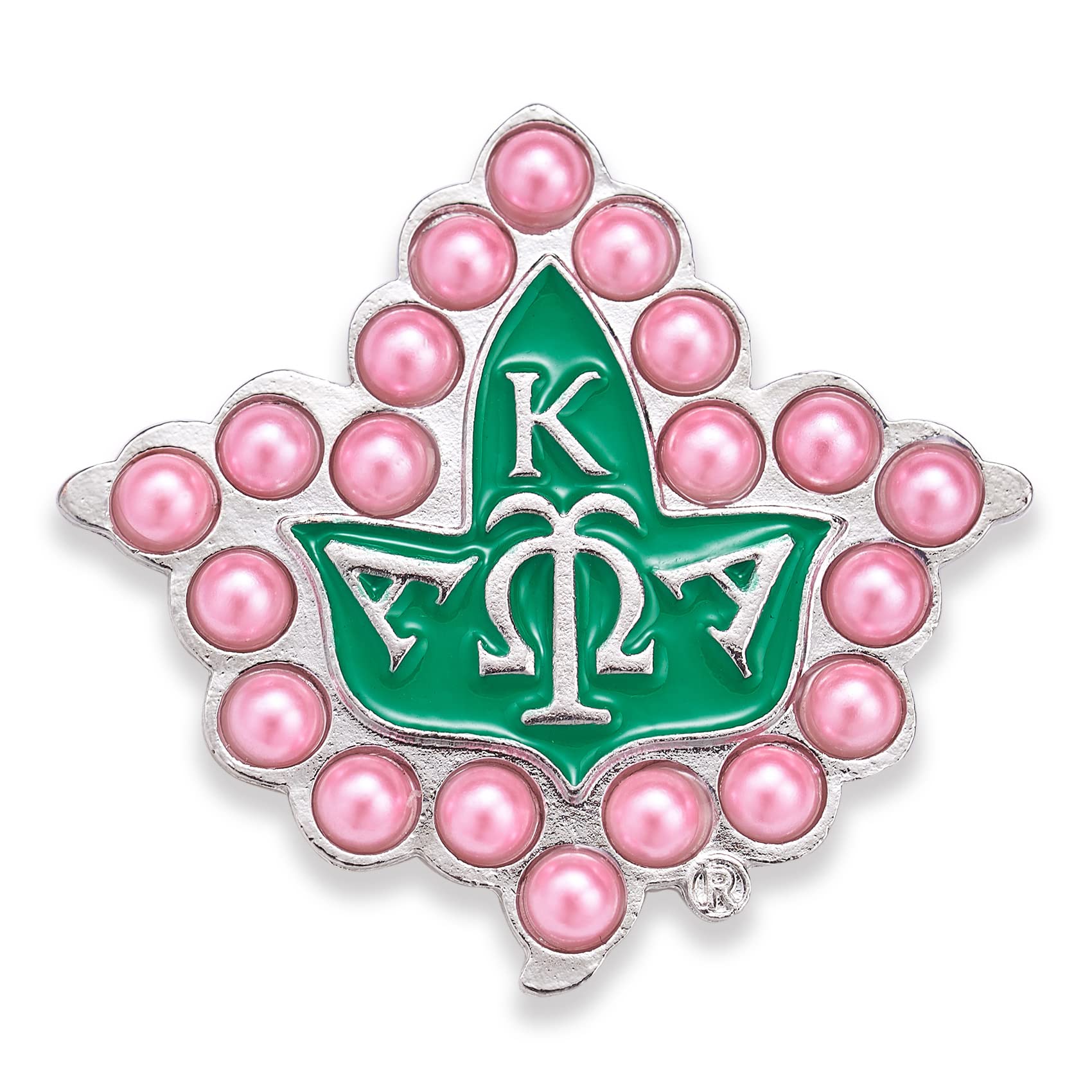 Elegant Pink Pearl Brooch Pin - Perfect Sorority Gifts for Women, Graduation Jewelry & Sisterhood Accessories | Ideal for Pledge Week, Formal Events & Greek Life Celebrations