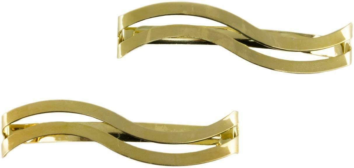 Mytoptrendz® Small Barrette Hair Clips for Women - Classic Hair Slides & Barrettes Set of 1 Pair - Perfect for Everyday Style, Work, and Special Occasions