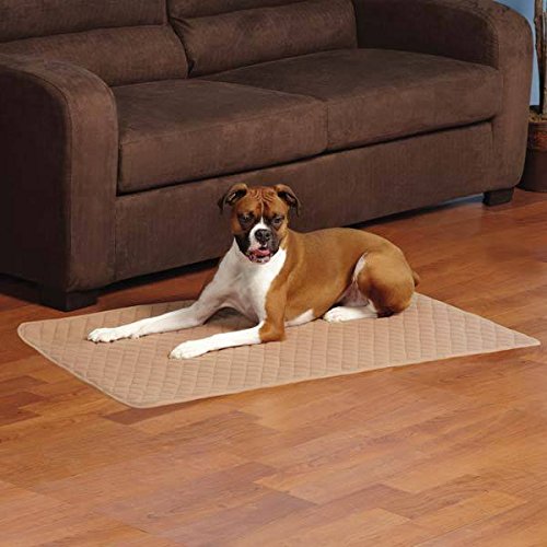 Non-Slip Quilted Dog Crate Mat - Soft Pet Bed Pad for Medium Crates (30