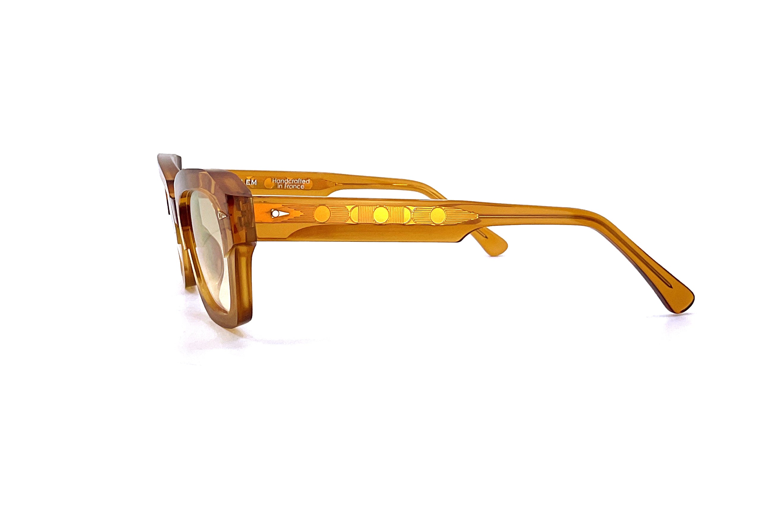 Ahlem Les Halles Sun (Honeylight) Sunglasses - Luxury French Designer Shades for Women & Men - Perfect for Beach, Driving & Outdoor Activities