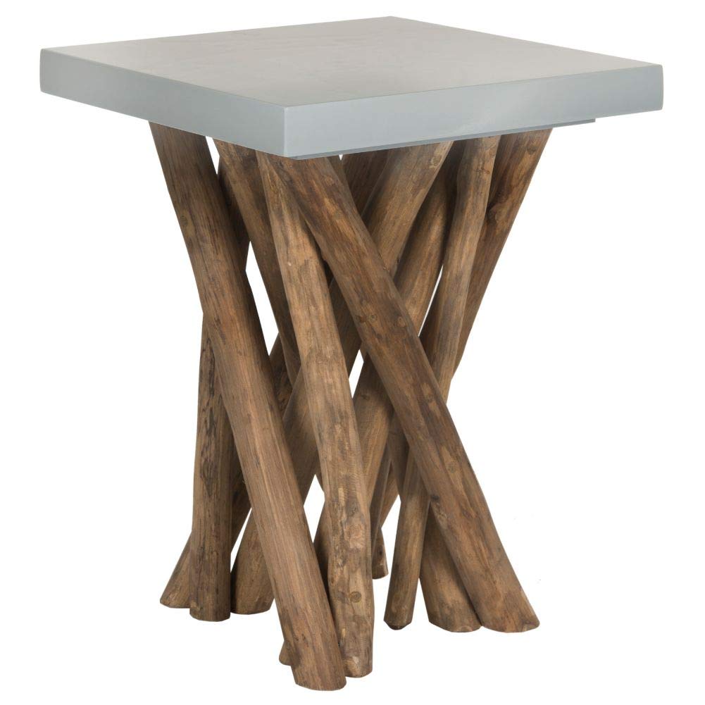 Safavieh Home Collection Grey Dining Table - Modern Kitchen & Dining Room Furniture for Small Spaces & Apartments