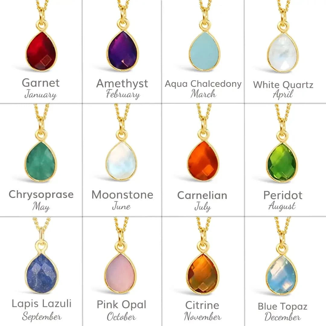 Lapis Lazuli Charm Necklace - 14K Gold September Birthstone Jewelry for Women | Perfect Gift for Birthday, Anniversary & Special Occasions