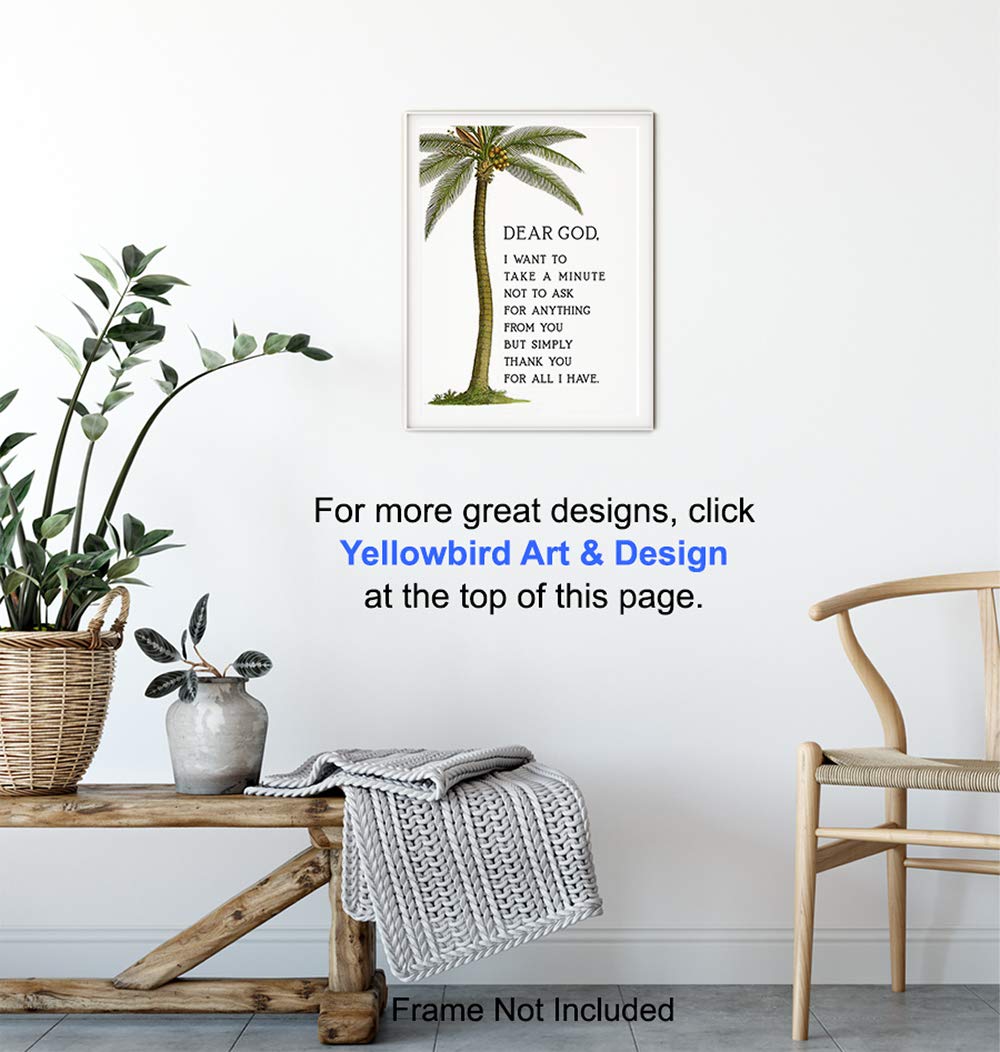 Religious Wall Art - Christian Gifts for Women - Prayer Home Decor for Bedroom