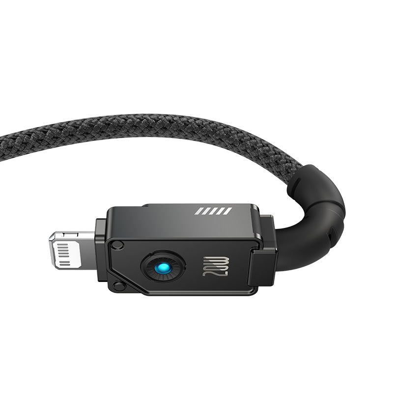 Baseus 20W Fast Charging Cable USB-C to Lightning 1M Black - Compatible with iPhone, iPad, and More for Home, Office & Travel Use
