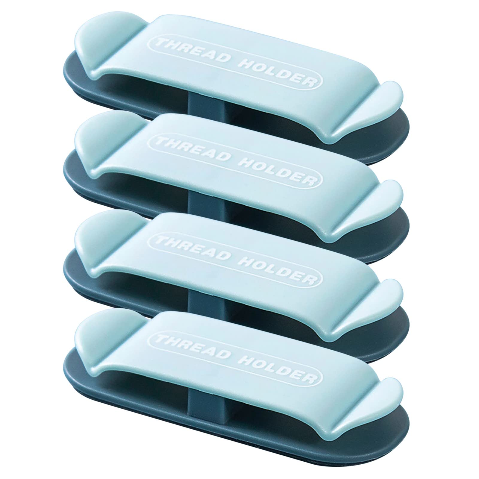 Malltop Shawn Vise Screw 18-Piece Kitchen Utensil Set with Adhesive Cord Organizers - 2 Pack Light Blue for Appliances & Cable Management - Perfect for Kitchen Organization, Home Storage, and Wire Management