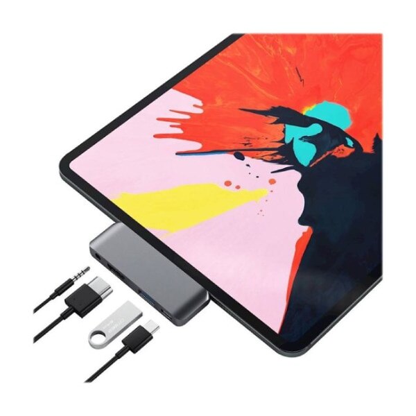 Satechi USB C Mobile Adapter - Silver | Compact & Fast Charging for Smartphones, Tablets & Laptops | Perfect for Travel, Office & Home Use