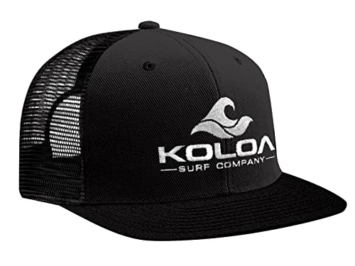 Black/Black With White Embroidered Logo