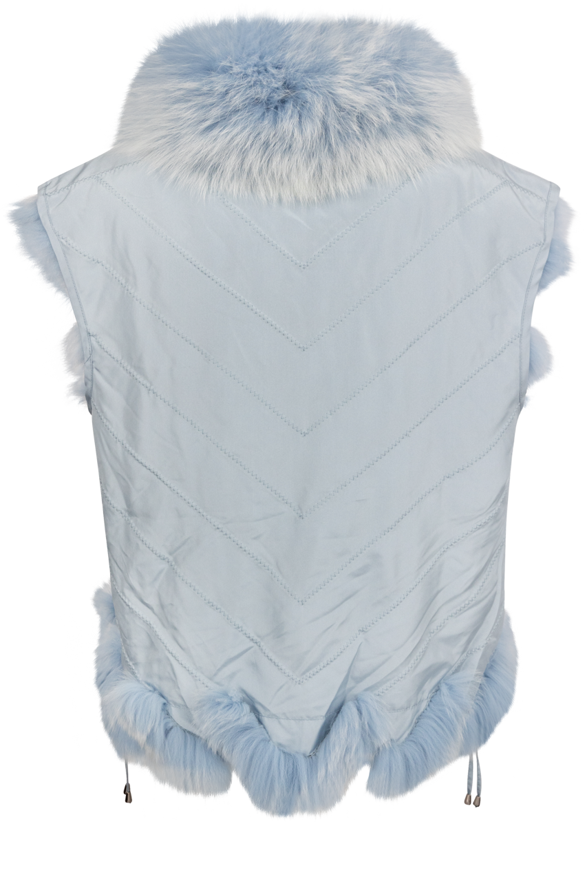 Luxury Diomi Fox Fur Vest for Women - Soft & Warm Winter Fashion - Perfect for Parties, Weddings & Cold Weather Outfits