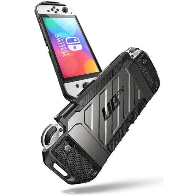 SUPCASE Dockable Rugged Protective Case for Nintendo Switch OLED 2021 - Shockproof Cover with Built-in Screen Protector for Gaming & Travel Protection