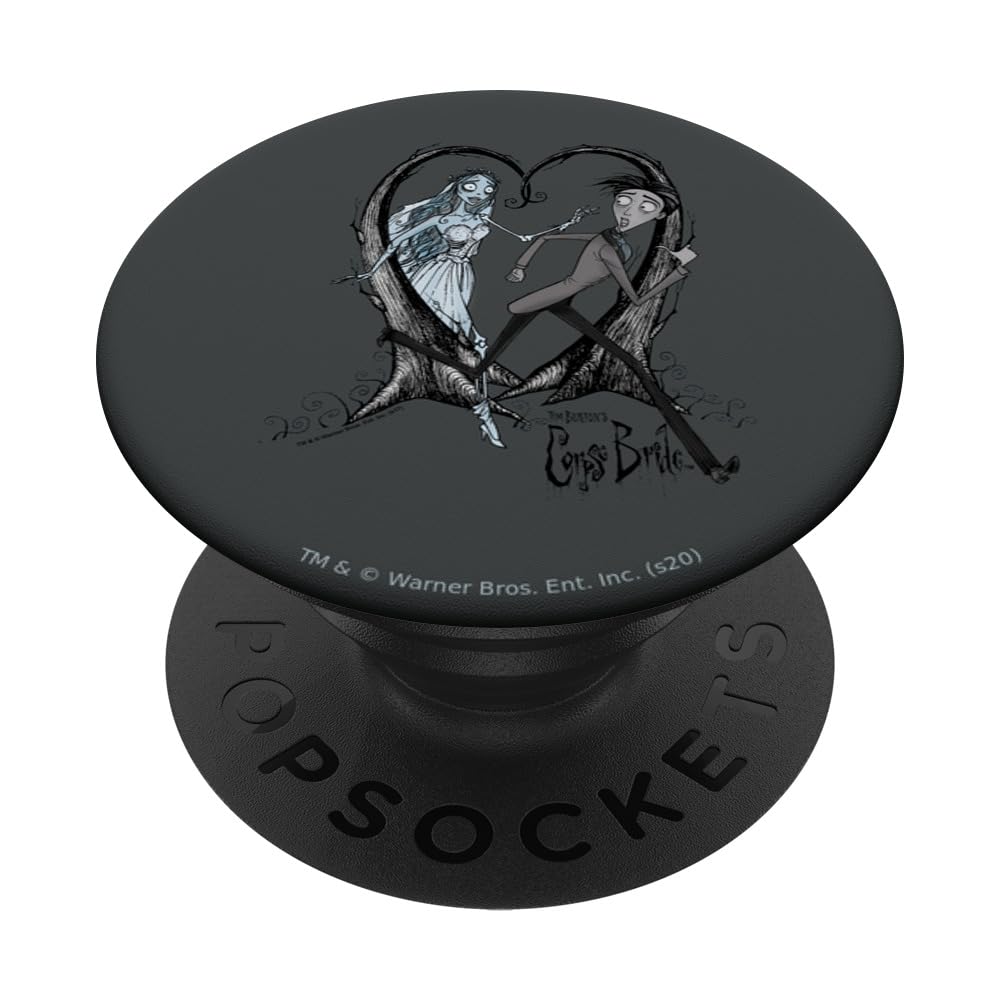 Corpse Bride Runaway Groom PopSockets Standard PopGrip - Swappable Phone Grip & Stand for iPhone, Samsung & Smartphones - Perfect for Movie Fans, Halloween & Gothic Style Lovers