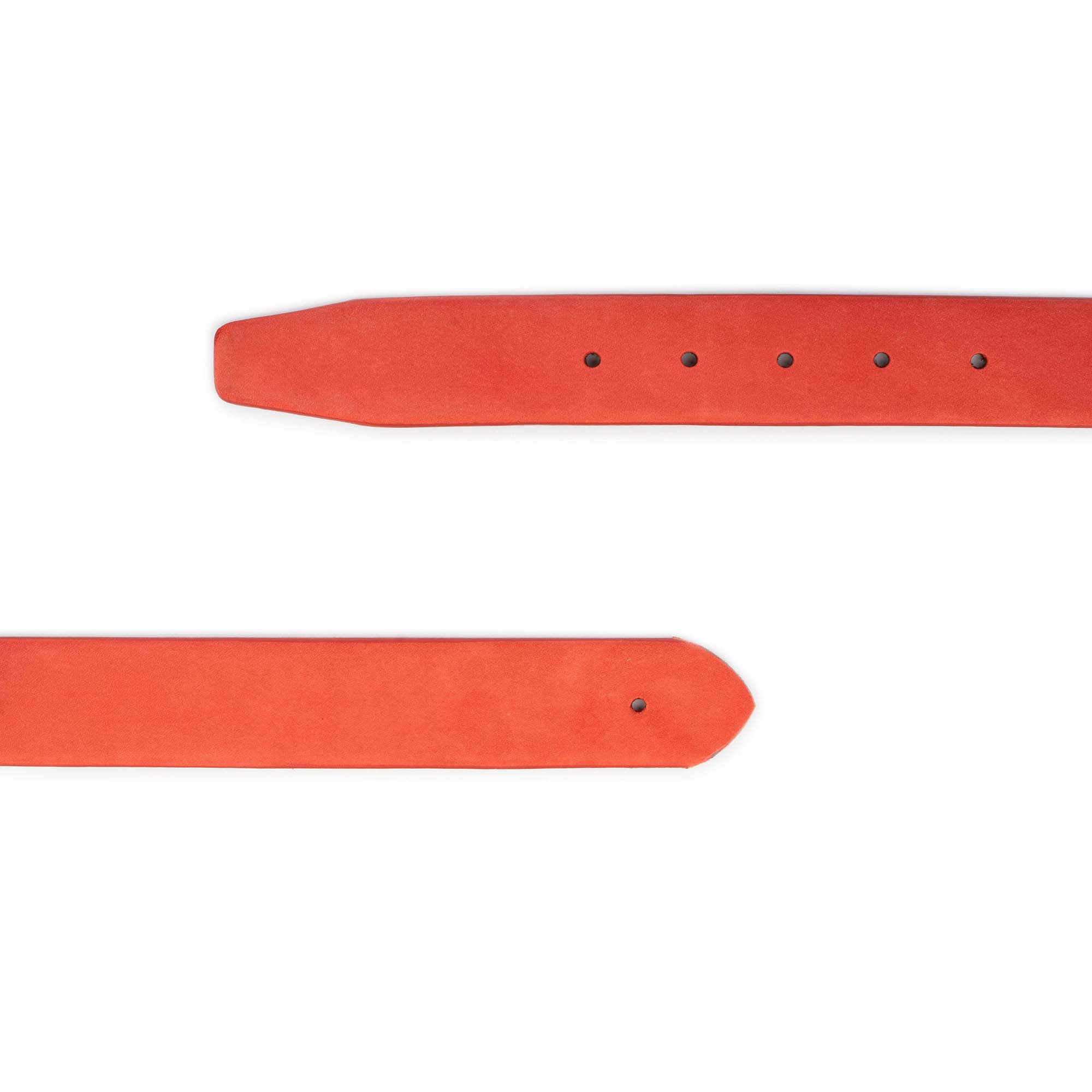 Genuine Red Nubuck Leather Belt Strap Replacement for Ferragamo Buckles - Premium Dress Belt for Men & Women, Perfect for Office, Formal Events & Business Attire