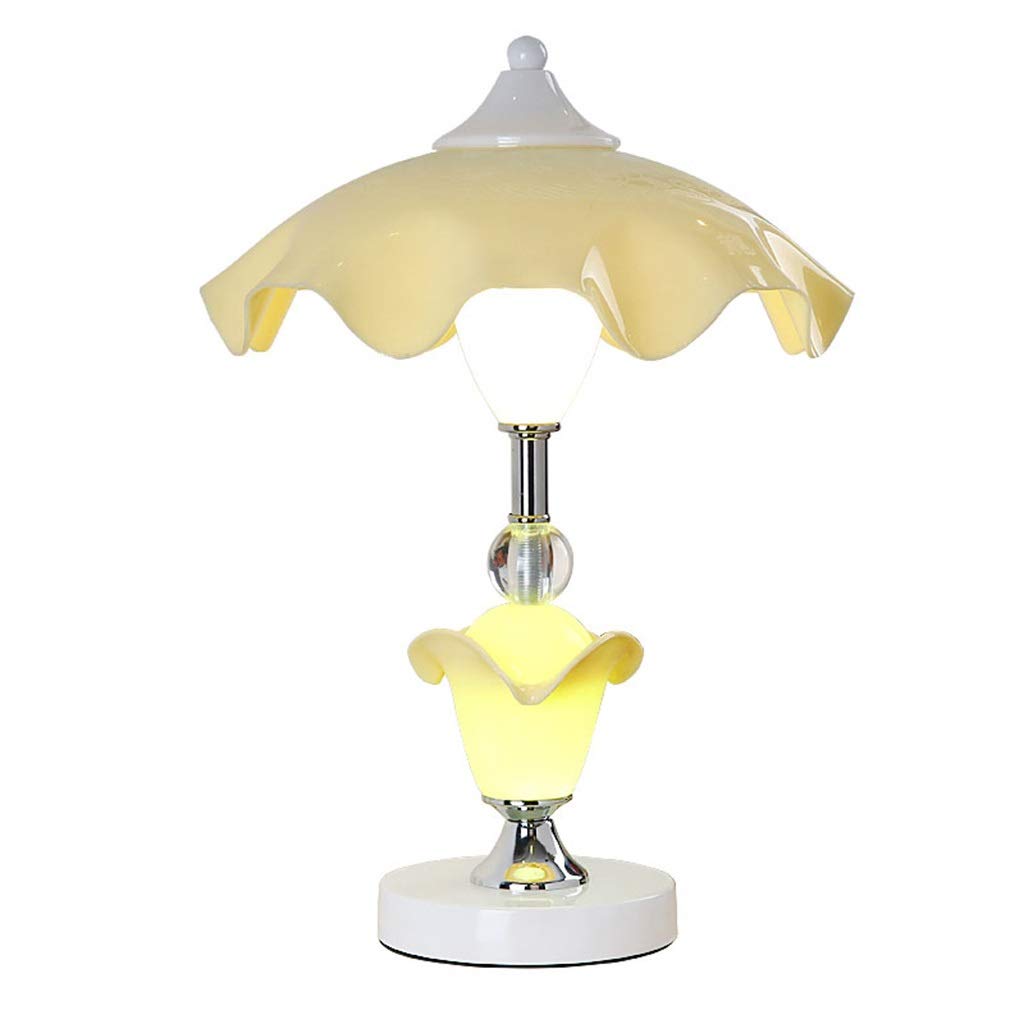 Double Lamp Kids Study Desk Light with Metal Base & Acrylic Shade - Adjustable LED Reading Lamp for Children's Room (Yellow) - Perfect for Homework, Reading & Nighttime Study Sessions