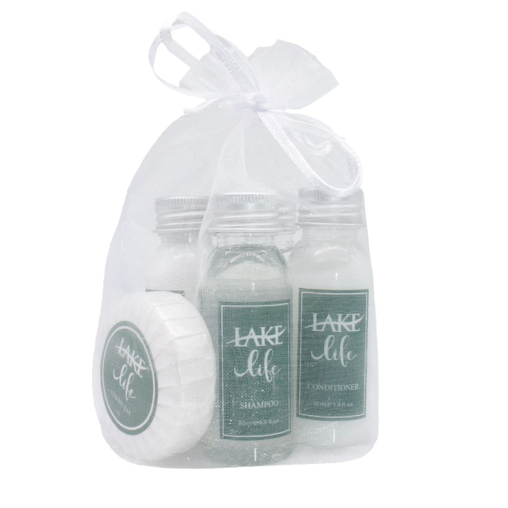 Premium Hotel Toiletries Set in Elegant Gift Bag - Luxury Travel Essentials for Spa, Vacation & Home Use