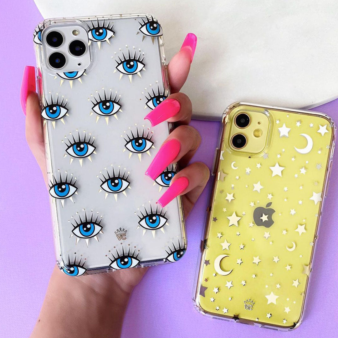 Evil Eye Protection iPhone Case - Stylish & Durable Phone Cover for iPhone 13/14/15 Pro Max - Perfect for Travel, Daily Use & Gift Giving