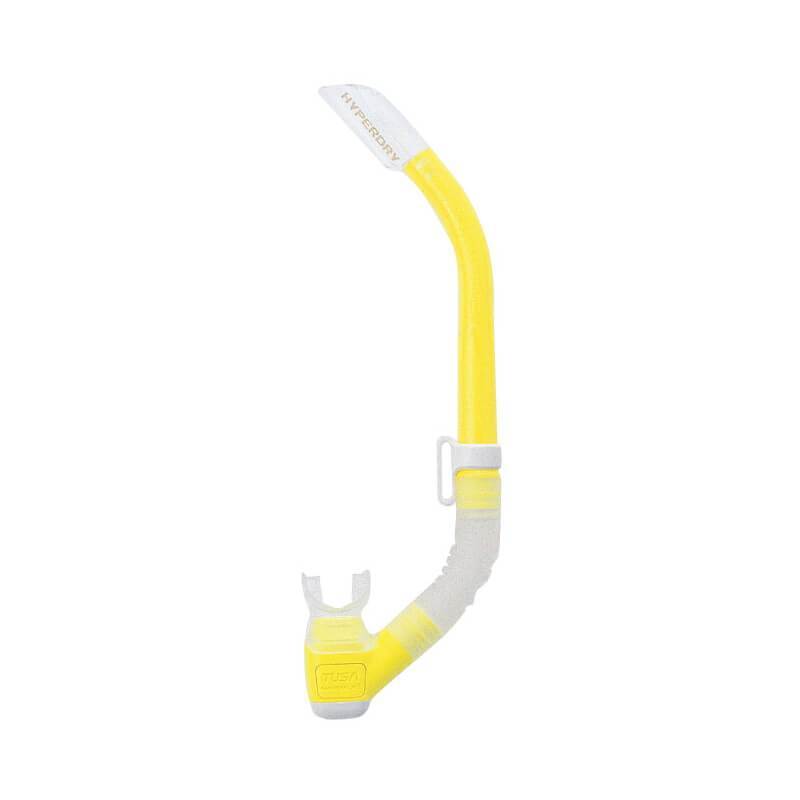 Tusa Imprex II Hyperdry Snorkel - Comfortable Dry Top Snorkel for Adults - Perfect for Swimming, Snorkeling & Scuba Diving in Ocean, Pool & Beach Vacations
