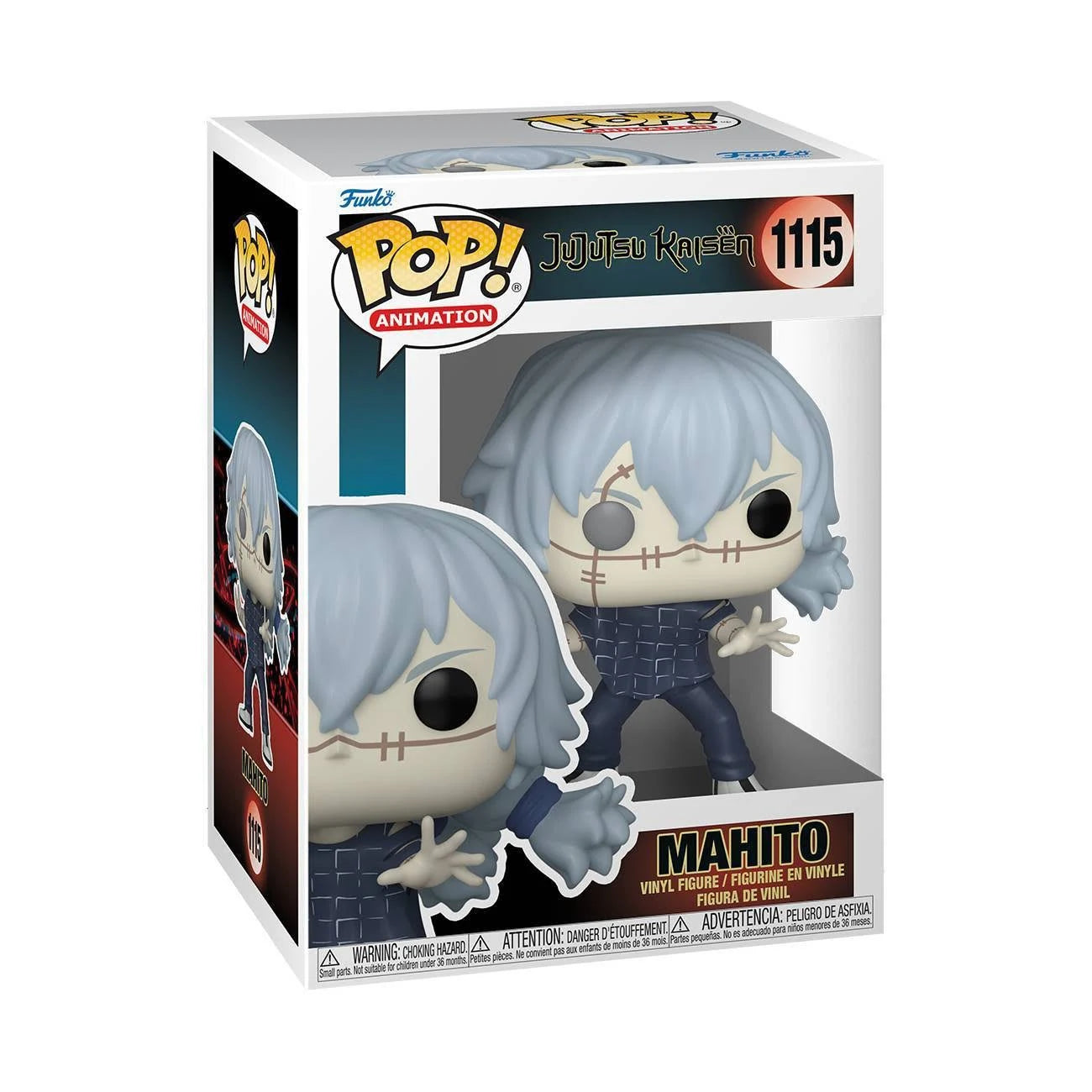 Mahito Funko Pop Vinyl Figure - Jujutsu Kaisen Anime Collectible (Official #1115) with Protector Case - Perfect for Display, Anime Merchandise Collection, and Gift Giving