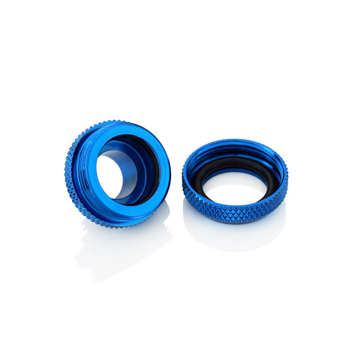 Bitspower Multi Link Fitting for 14mm OD Tubing - Royal Blue - Perfect for Custom PC Water Cooling Loops & Hardline Builds
