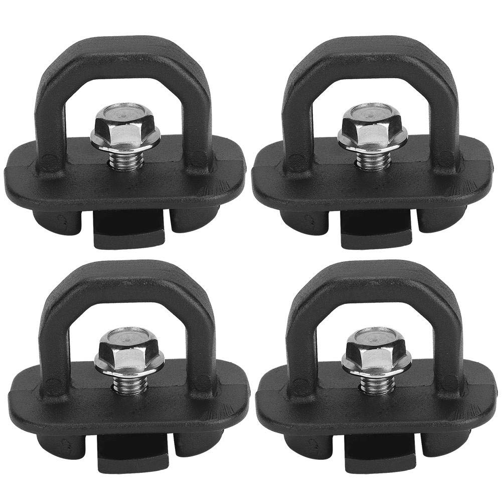 4PCS Heavy Duty Truck Bed Tie Down Anchors - Durable Cargo Side Hooks for Pickup Trucks & Trailers - Secure Your Load for Camping, Moving & Off-Road Adventures