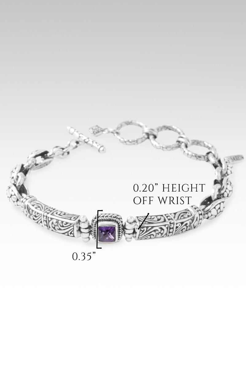 African Amethyst Compassion Bracelet™ - Handmade Spiritual Healing Jewelry for Meditation, Yoga & Positive Energy