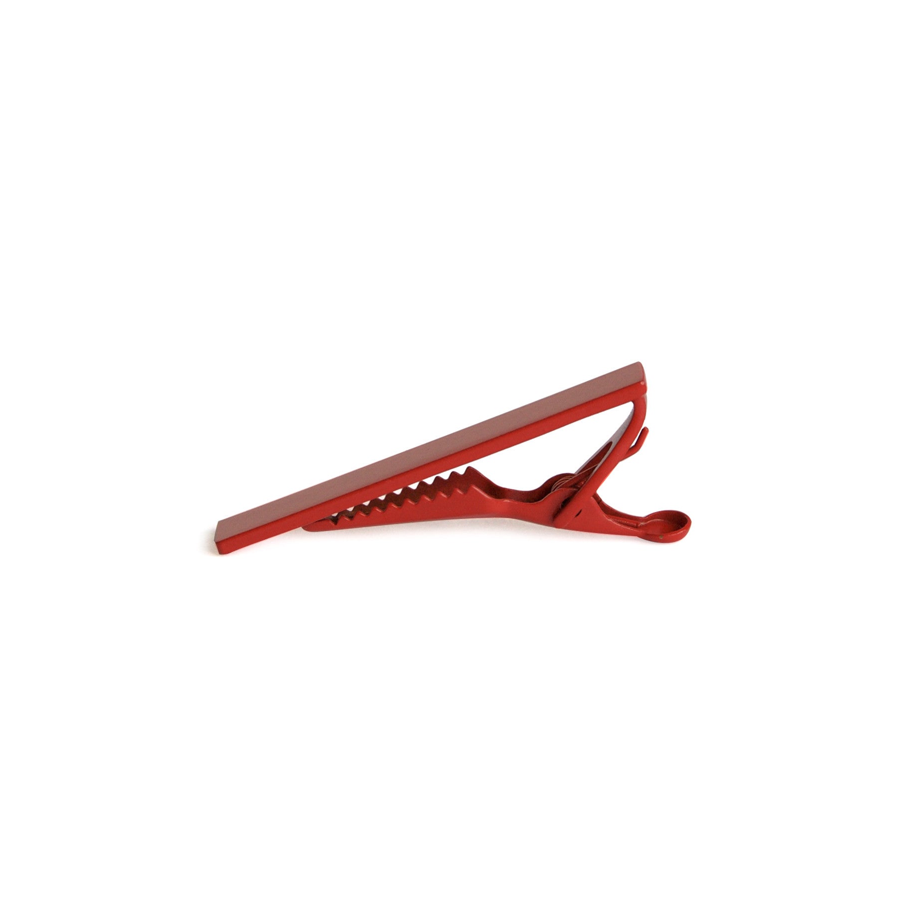 Elegant Red Tie Clip for Men - Classic Necktie Accessory for Business, Weddings & Formal Events