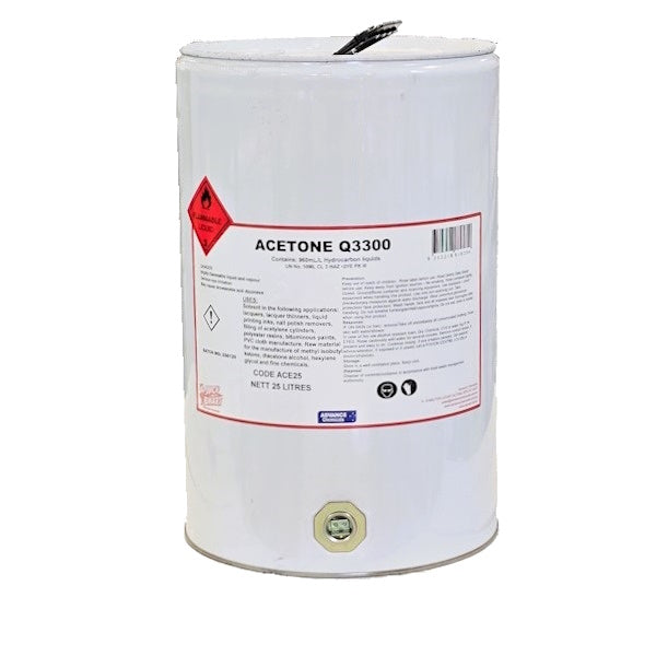 Quick Smart Acetone 960ml/l Hydrocarbon Liquids - Fast-Acting Nail Polish Remover & Paint Thinner for Professional Salon, DIY Projects & Industrial Cleaning