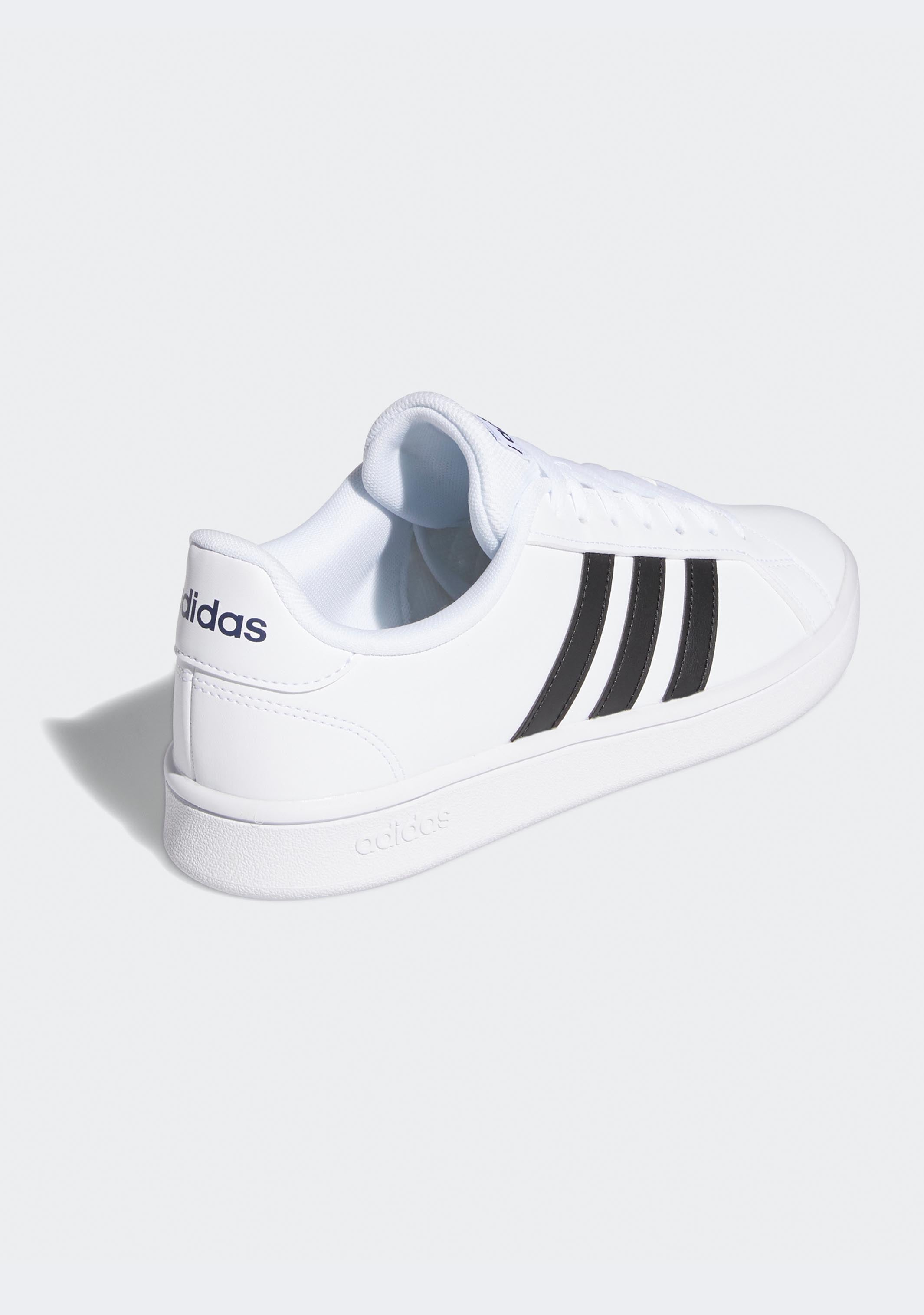 Adidas Men's Grand Court Base Sneakers - Classic White Tennis Shoes for Men | Comfortable & Durable for Casual Wear, Gym, and Everyday Use