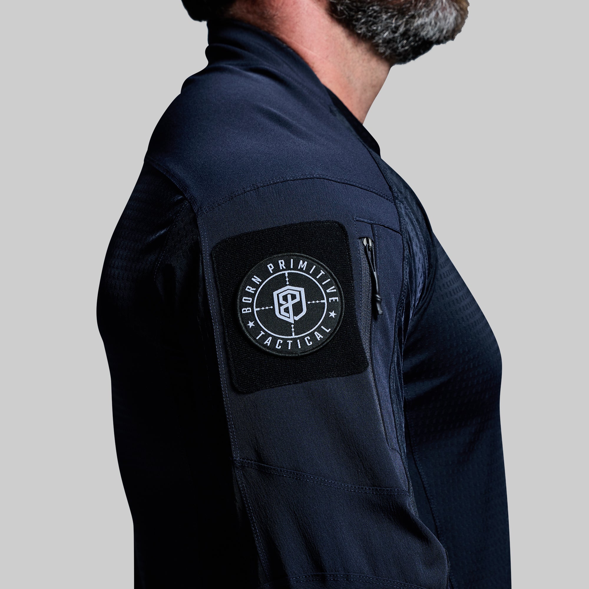 Long Sleeve Op Top Pro Police Blue Tactical Shirt - Durable Performance Wear for Law Enforcement, Outdoor Activities & Work Uniforms