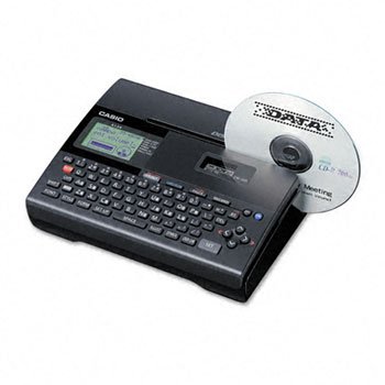 Casio CW-K85 CD/DVD Label Printer - Stand-Alone & PC Compatible Disc Title Maker - Print Professional Labels for Music, Movies & Data Discs - Perfect for Home, Office & Studio Use