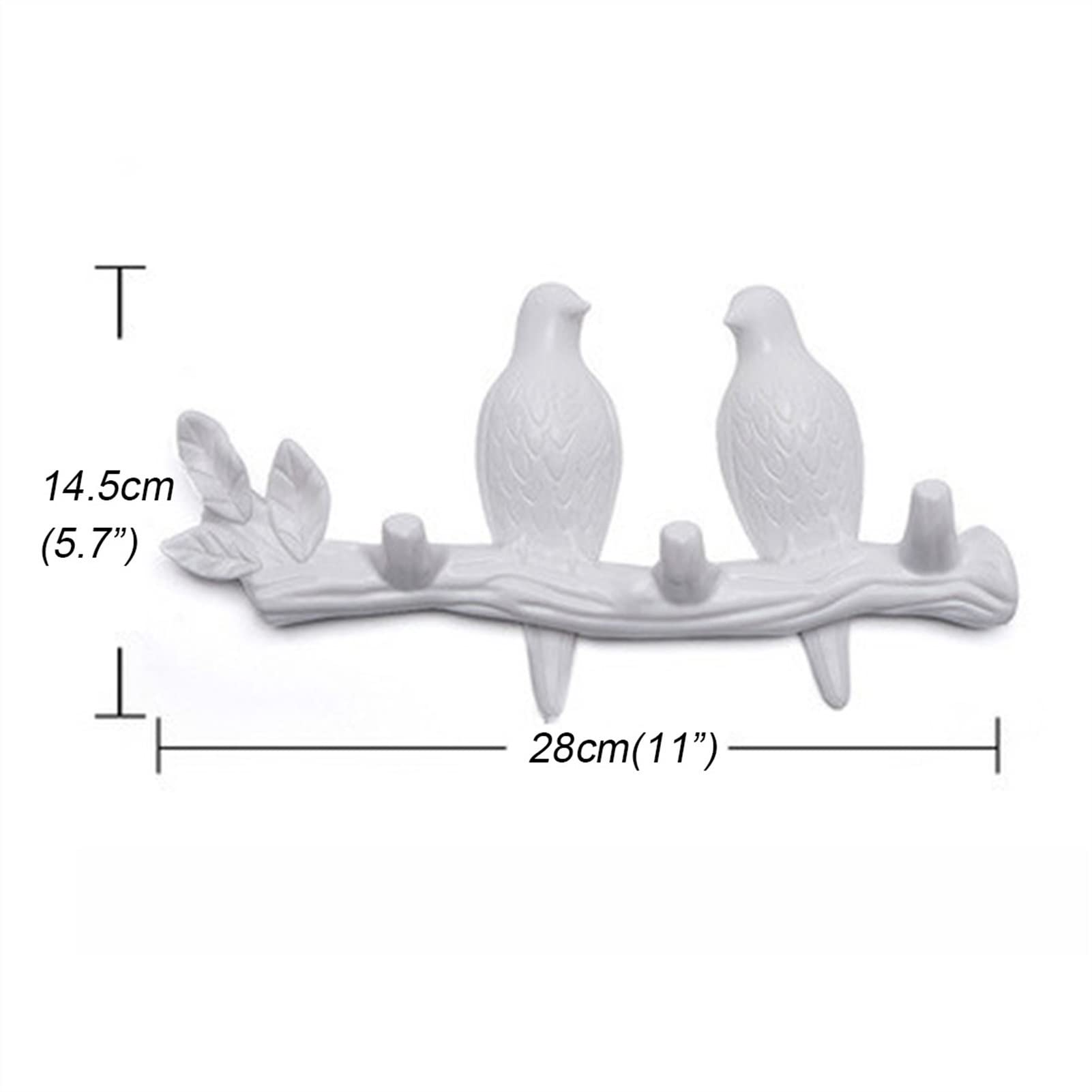 Creative Bird Wall Hook - Moisture Resistant Coat Rack for Bedroom, Kitchen & Entryway