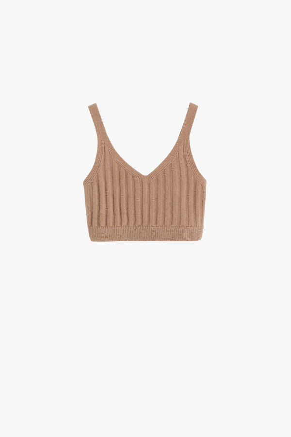 Premium Single Origin Cashmere Bralette - Ultra Soft Wireless Comfort Bra for Women | Perfect for Yoga, Lounge & Everyday Wear