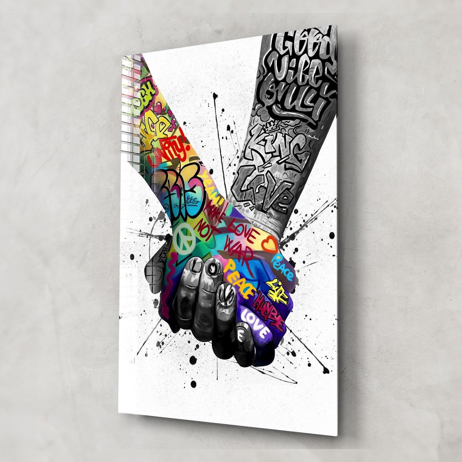 World Unity Peace Symbol - Inspirational Gift for Harmony & Global Solidarity - Perfect for Home Decor, Office, and Meditation Spaces