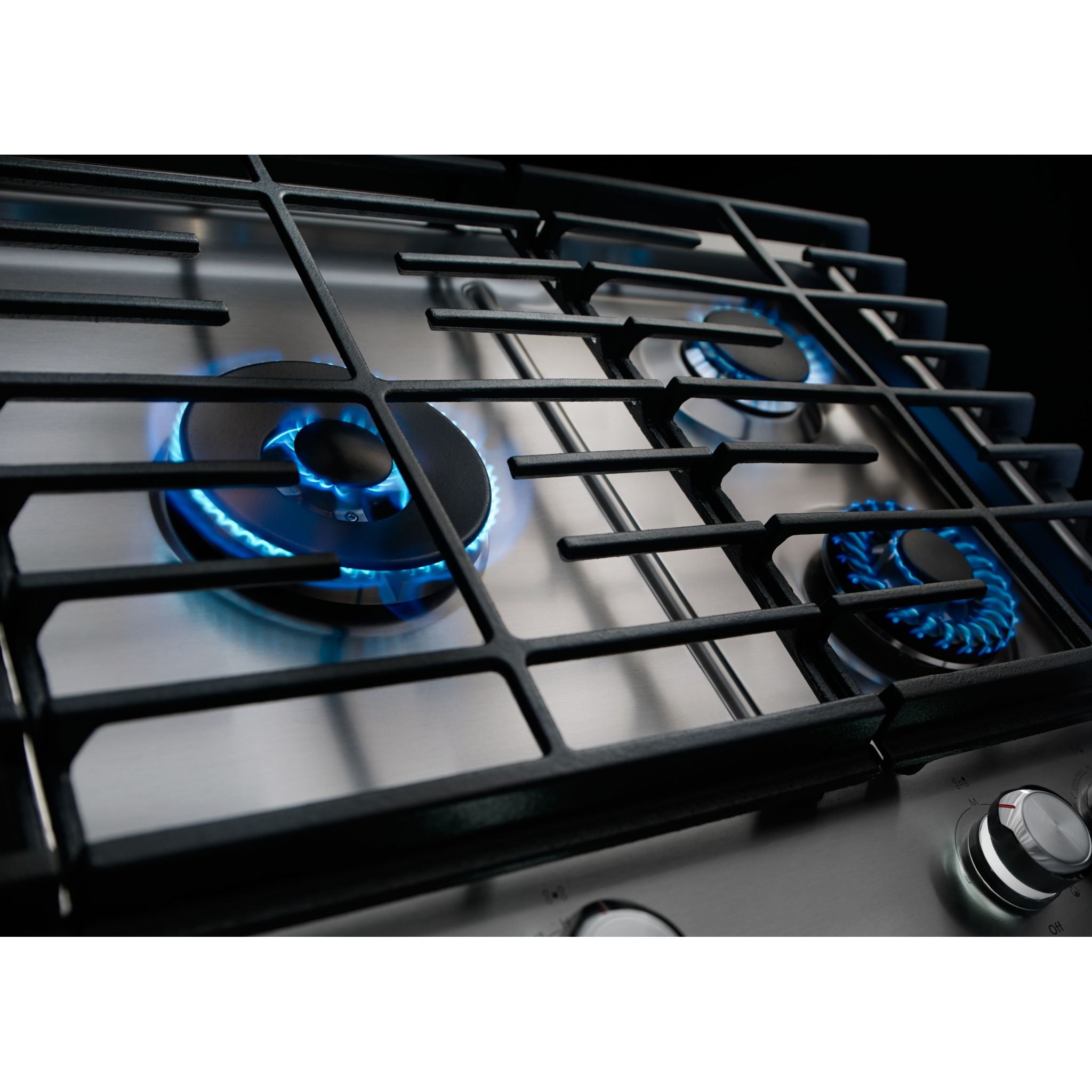 KitchenAid KCGS950ESS 30-Inch 5-Burner Gas Cooktop with Sealed Burners - Stainless Steel for Modern Kitchens | Perfect for Home Chefs & Entertaining