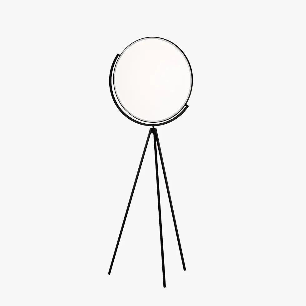 Modern White Tripod Floor Lamp for Living Room - Adjustable Height, Soft Lighting for Reading & Relaxation - Perfect for Home Decor, Bedroom, or Office