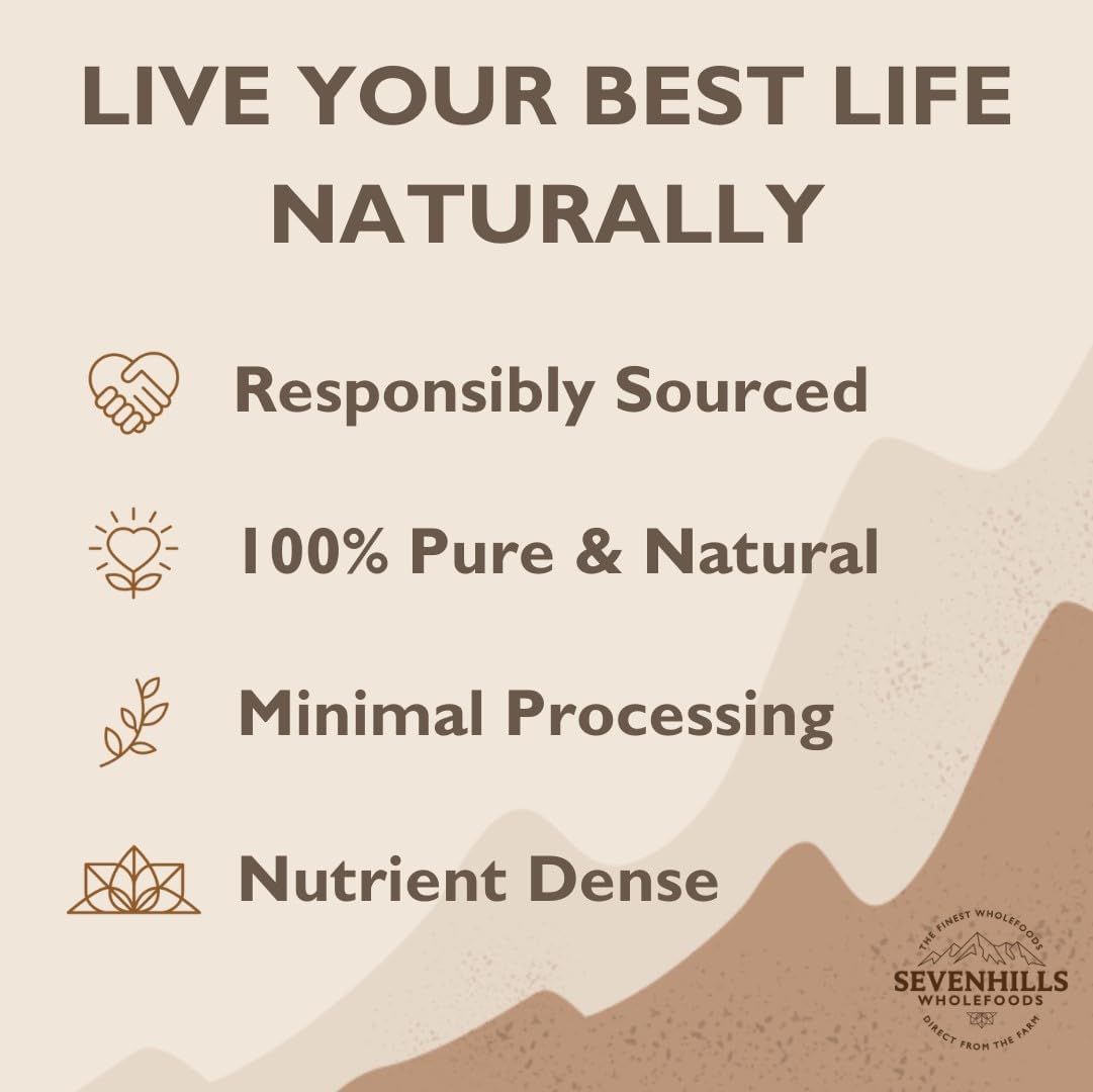 Organic Spirulina Powder 1kg by Sevenhills Wholefoods | Premium Superfood Supplement for Smoothies, Detox & Energy Boost | USDA Certified, Vegan & Gluten-Free