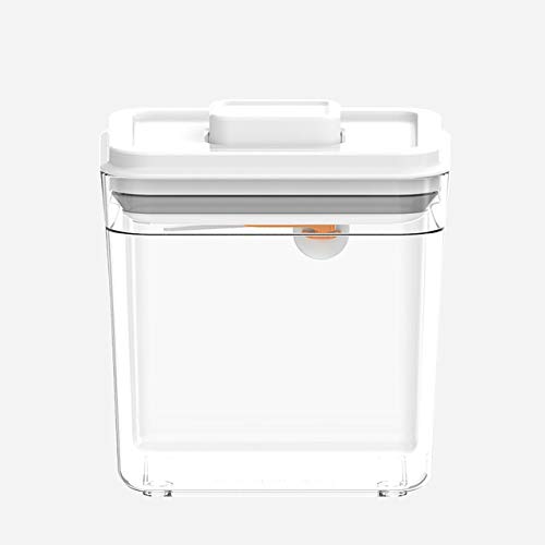 Airtight Plastic Food Storage Container - 1700ml Kitchen Cereal & Powder Sealed Canister for Grains, Flour, Sugar, Coffee | Ideal for Pantry, Kitchen, Camping & Meal Prep