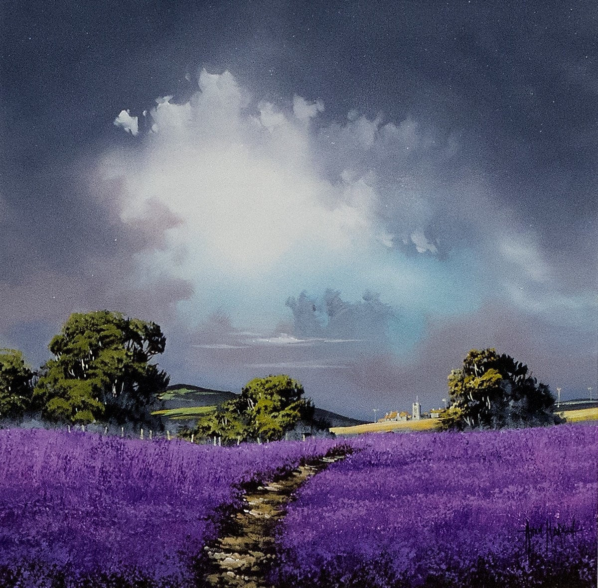 A Break in the Storm - Inspirational Wall Art Print for Home & Office Decor - Perfect for Living Room, Bedroom, or Workspace